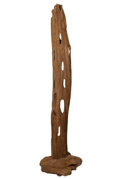 Teakhouten stronk (om lamp van te maken, Huis en Inrichting, Lampen | Vloerlampen, Nieuw, 150 tot 200 cm, Hout, Ophalen of Verzenden