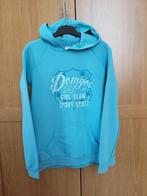 Blauwe hoodie met capuchon van Domyos Decathlon, Kinderen en Baby's, Kinderkleding | Overige, Ophalen of Verzenden, Gebruikt, Domyos