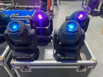 Setprijs 4x Chauvet Intimidator Spot 375Z + Dcase flightcase beschikbaar voor biedingen