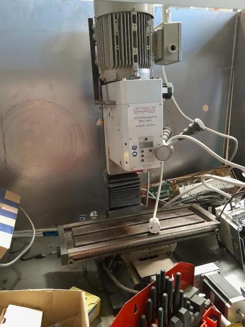 Optimum BF20 CNC freesbank incl. accessoires, Doe-het-zelf en Bouw, Gereedschap | Overige machines, Gebruikt, Ophalen
