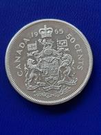 1965 Canada 50 cents in zilver Elizabeth II, Verzenden, Noord-Amerika, Losse munt, Zilver