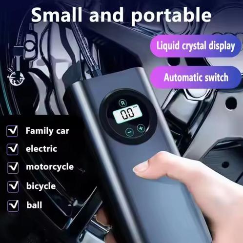 12V oplaadbare elektrische pomp - snel opblazen, Auto diversen, Autogereedschap, Nieuw, Ophalen