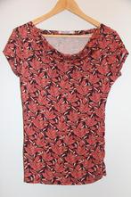 Top fleuri couleurs chaudes manches courtes Lola Liza S, Ophalen of Verzenden, Zo goed als nieuw, Korte mouw, Maat 36 (S)