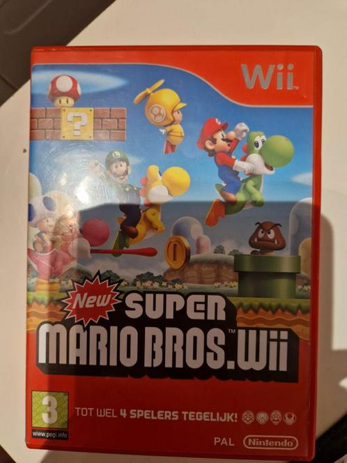 New Super Mario Bros., Wii, Games en Spelcomputers, Games | Nintendo Wii, Zo goed als nieuw, Platform, Vanaf 3 jaar, Ophalen of Verzenden