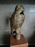 Bronzen uil op sokkel Rik van Iersel, Antiek en Kunst, Ophalen of Verzenden, Brons
