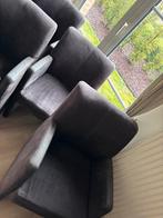 Chaises de salle à manger sur roulettes x6 en taupe, Enlèvement, Comme neuf, Autres matériaux