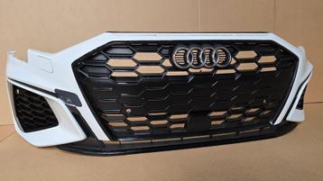Voorbumper Audi A3 8Y S3 ORIGINEEL 4xPDC KLS 2021-2024 Zwart beschikbaar voor biedingen