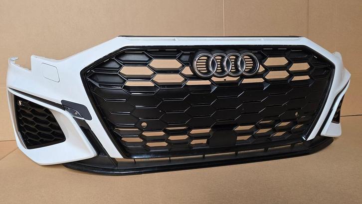 Voorbumper Audi A3 8Y S3 ORIGINEEL 4xPDC KLS 2021-2024 Zwart, Auto-onderdelen, Carrosserie, Bumper, Audi, Voor, Gebruikt, Herkomst onderdeel bekend