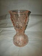  vase Verre pressé moulé de couleur rose (rosaline). , Enlèvement