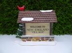 Department 56  Welcome to new england village sign, Ophalen of Verzenden