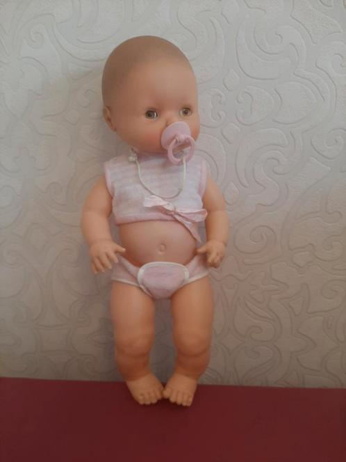 Vintage babypop jaren ’80 – 40 cm – met speen, Verzamelen, Poppen, Gebruikt, Pop, Ophalen of Verzenden