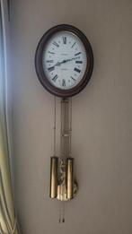 Wandklok met gewicht en slinger, Huis en Inrichting, Ophalen, Zo goed als nieuw, Wandklok