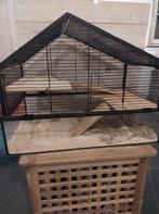 Hamsterkooi met toebehoren, Kooi, Minder dan 75 cm, Zo goed als nieuw, Hamster