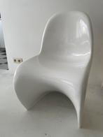 2 Panton stoelen kwaliteitsvolle replica, Huis en Inrichting, Ophalen, Gebruikt, Wit, Kunststof