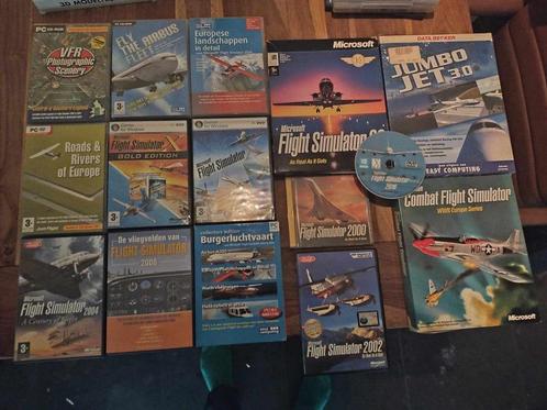 Lot vintage flight simulator, Consoles de jeu & Jeux vidéo, Jeux | PC, Comme neuf, Simulation, 1 joueur, À partir de 3 ans, Un ordinateur