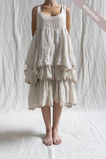 Les Ours/Collection Été/Robe Goumi Gaze Lin  beschikbaar voor biedingen