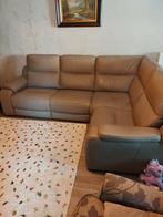 hoeksalon leder 5 zits. 1.5 jaar oud nieuwstaat., Ophalen, Zo goed als nieuw, Leer