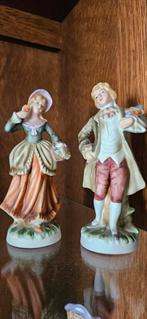 Koppeltje in biscuit., Antiek en Kunst, Ophalen