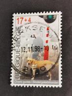 Belgie 1998 - blindegeleidenhond - met brailleschrift, Postzegels en Munten, Postzegels | Europa | België, Ophalen of Verzenden