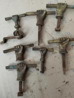 Antieke koperen deurklinken, Antiek en Kunst, Ophalen, Koper