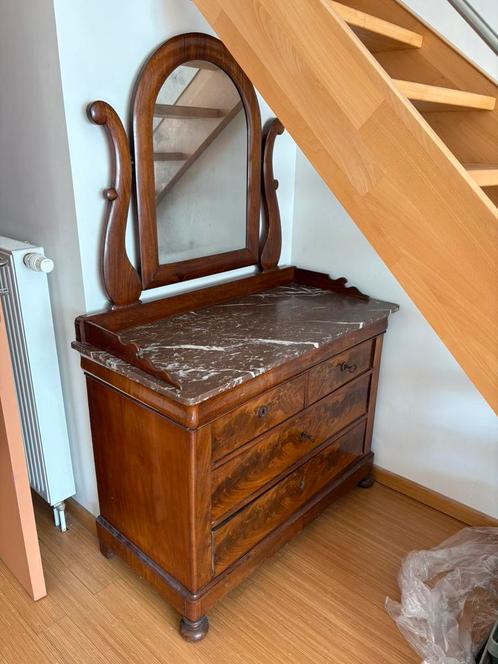 Vintage kaptafeldressoir (Louvain-la-Neuve), Huis en Inrichting, Tafels | Kaptafels, Gebruikt, 150 tot 200 cm, 100 tot 150 cm