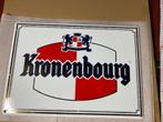 Emaillebord Kronenbourg, Utilisé, Enlèvement ou Envoi, Panneau publicitaire