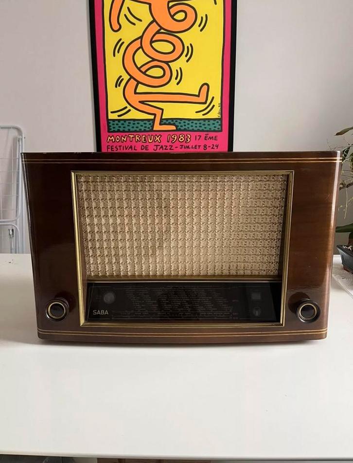 Saba Lindau W2 Vintage Radio 1952 - German, Antiek en Kunst, Antiek | Tv's en Audio, Ophalen of Verzenden