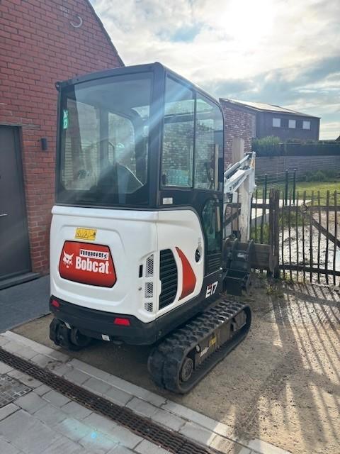 Minigraver Bobcat E17 Diesel 10.2kW - 2024 - 270u, Zakelijke goederen, Machines en Bouw | Kranen en Graafmachines, Graafmachine