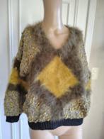 Handgemaakte gebreide vintage trui, Kleding | Dames, Vintage, Ophalen of Verzenden, Zo goed als nieuw, Maat 34 (XS) of kleiner