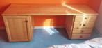 Houten bureau, door schrijnwerker gemaakt., Ophalen, Gebruikt, Bureau