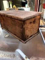 houten koffer, Maison & Meubles, Accessoires pour la Maison | Coffres, Enlèvement
