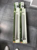 2 lampes d'extérieur en inox + 2 appliques murale, Ophalen, Lamp, 50 tot 200 watt, Nieuw