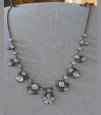 Prachtig collier met steentjes verstelbaar., Handtassen en Accessoires, Kettingen, Overige materialen, Verstelbaar, Ophalen of Verzenden