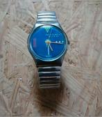 Vintage Swatch horloge GY104 (1988), Handtassen en Accessoires, Staal, Gebruikt, Staal, Polshorloge