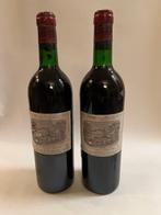 Chateau Lafite-Rothschild 1974 lot van 2 flessen, Verzamelen, Wijnen, Rode wijn, Frankrijk, Vol, Ophalen of Verzenden