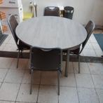 Keukentafel met 4 stoelen, Huis en Inrichting, Tafels | Eettafels, Gebruikt, Ophalen