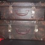 Decoratieve koffers ( 2 stuks), Ophalen, Overige materialen, Minder dan 50 cm, Gebruikt