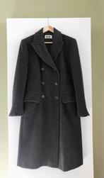 Dream Dames mantel grijs, split (42cm) kwalitatief afgewerkt, Grijs, Ophalen