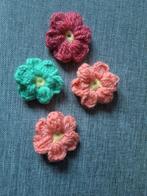Broche fleur au crochet fait main 1 pièce, Bijoux, Sacs & Beauté, Enlèvement ou Envoi, Neuf, Vert