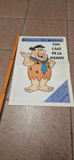Brochure publicitaire Fred Flintstone Imprimante Brother1994, Collections, Autres personnages, Image, Affiche ou Autocollant, Enlèvement ou Envoi
