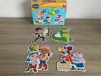 4‘ puzzels jake and the Neverland pirates, Ophalen, Minder dan 10 stukjes, Zo goed als nieuw