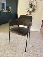 6 groene velvet stoelen, Huis en Inrichting, Stoelen, Ophalen, Zo goed als nieuw