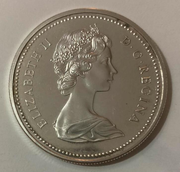 1 dollar- Elizabeth II - Brits-Columbia 1971, Postzegels en Munten, Munten | Amerika, Zilver, Ophalen of Verzenden