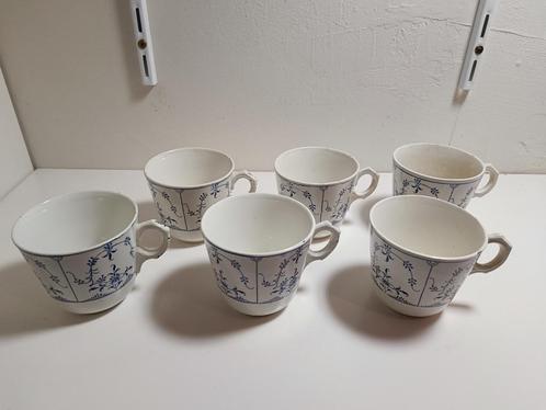 Set van 6 bekers van Royal Boch La Louvière „Meissen”, Antiek en Kunst, Antiek | Keramiek en Aardewerk, Ophalen