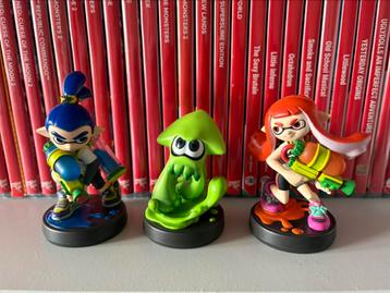 3 x Splatoon Amiibos beschikbaar voor biedingen