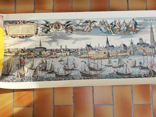 Grote 17de Eeuwse Pentekening van Antwerpen ANTVERPIA, Antiek en Kunst, Kunst | Litho's en Zeefdrukken, Ophalen of Verzenden