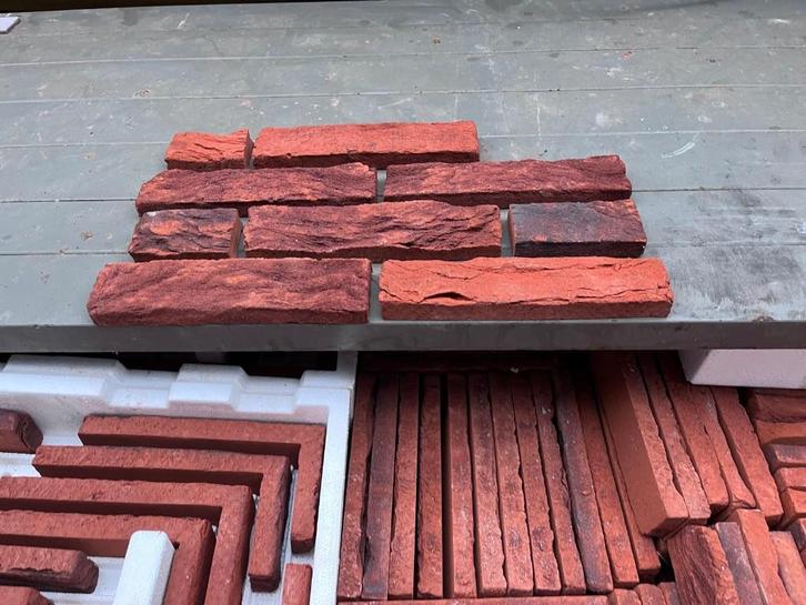 Steenstrips, Doe-het-zelf en Bouw, Metselstenen, Nieuw, Bakstenen, Ophalen