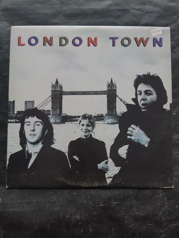 WINGS "London Town" poprock LP (1978) IZGS