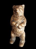 Ancienne tirelire ours en laiton de 16 cm, Enlèvement