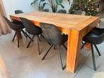 Teakhouten tafel, Huis en Inrichting, Gebruikt, Teakhout, 200 cm of meer, Vijf personen of meer
